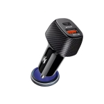 Φορτιστής Αυτοκινήτου W16929-2 Dual USB 38W με PD 20W & QC3.0 – Carbon