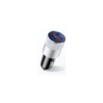 Φορτιστής Αυτοκινήτου W16929-6 Dual USB PD20W & QC3.0 – Ασημί
