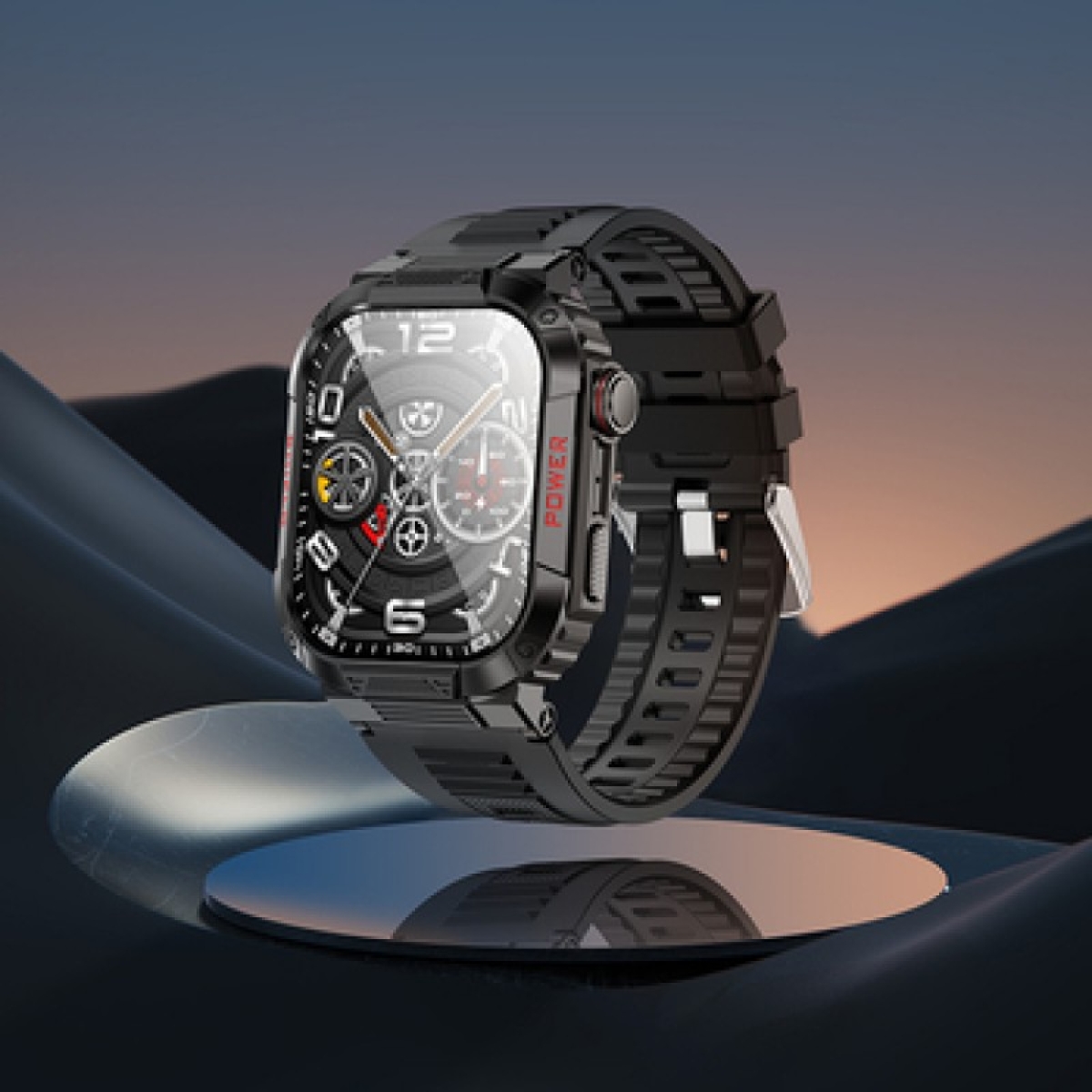 Borofone BD9 Smartwatch με Παλμογράφο & Οθόνη 2.01” – Μαύρο