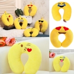 Φουσκωτό Μαξιλάρι Αυχένα Ταξιδίου Memory Foam 2802724 Emoticon Kiss
