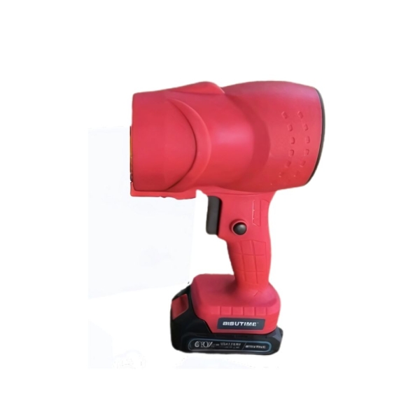 Φυσητήρας Χειρός με Δυο Μπαταρίες 48V – Turbo Fan Bisutime, Κόκκινο