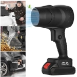 Φυσητήρας Χειρός με Δυο Μπαταρίες 48V – Turbo Fan Bisutime, Μαύρο