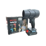 Φυσητήρας Χειρός με Δυο Μπαταρίες 48V – Turbo Fan Bisutime, Μαύρο