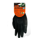 Γάντια Εργασίας Εργονομικά PU Μαύρο L Kmt Tools 9368930