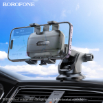 Borofone BH99 Βάση Κινητού Αυτοκινήτου Με Ρυθμιζόμενα Άγκιστρα – Για Παρμπρίζ & Ταμπλό – Μαύρη