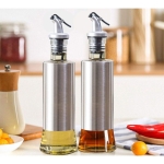 Γυάλινο Δοχείο Λαδιού 200ml με Δοσομετρητή & Ανοξείδωτο Πώμα
