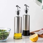 Γυάλινο Δοχείο Λαδιού 200ml με Δοσομετρητή & Ανοξείδωτο Πώμα