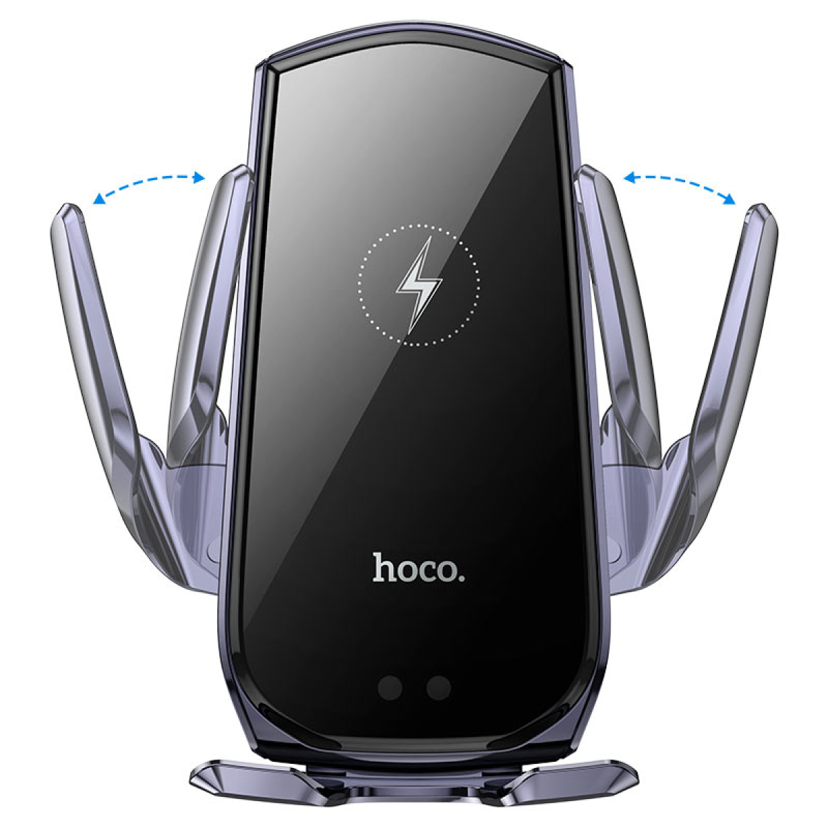 Hoco CA202 Plus Enlightener Βάση Αυτοκινήτου με Ασύρματη Φόρτιση 15W & Αυτόματο Κλείδωμα – Για Αεραγωγό – Μαύρο