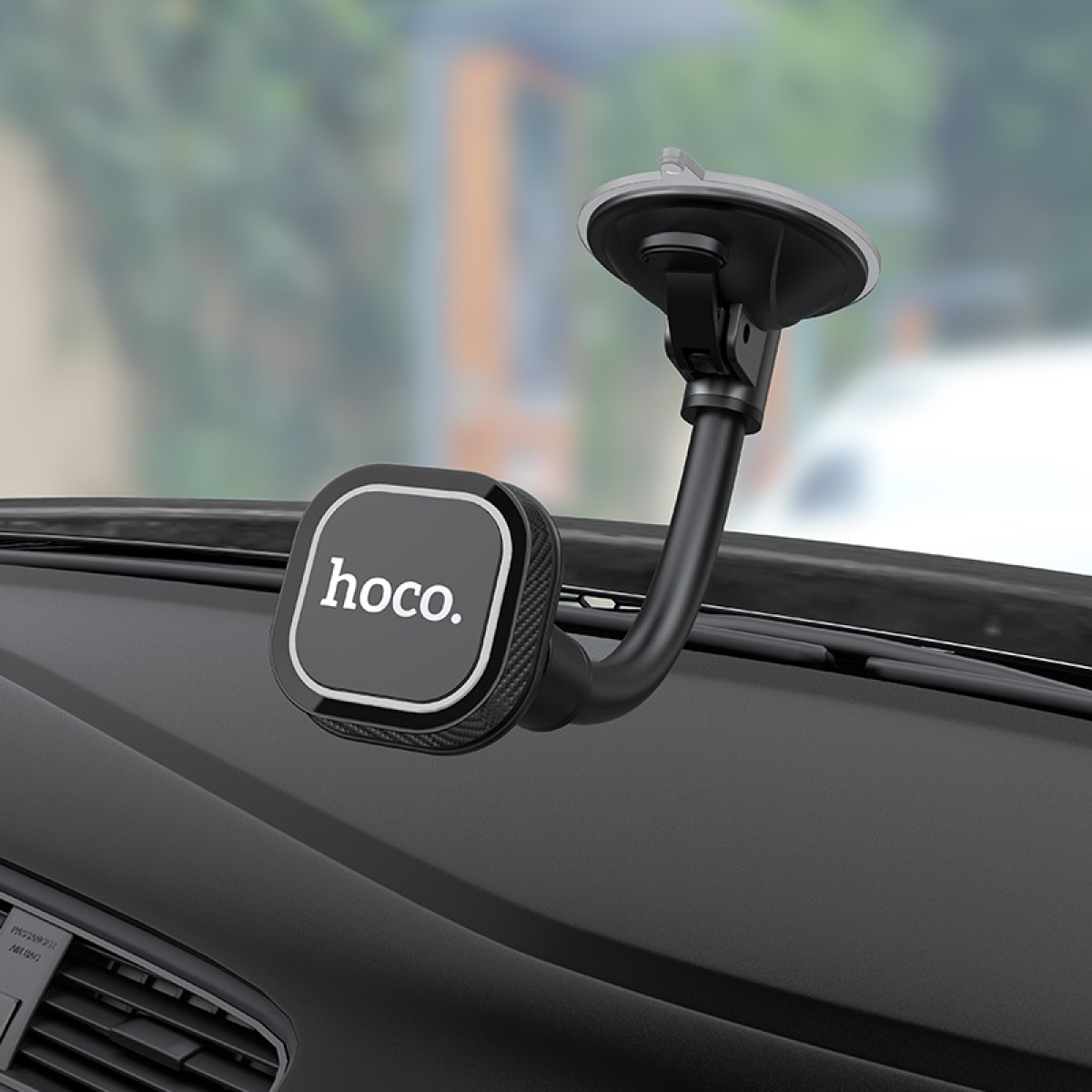 Hoco CA55 Astute Series Βάση Κινητού Αυτοκινήτου Universal Για Παρμπρίζ – Περιστροφή 360° – Μαύρη