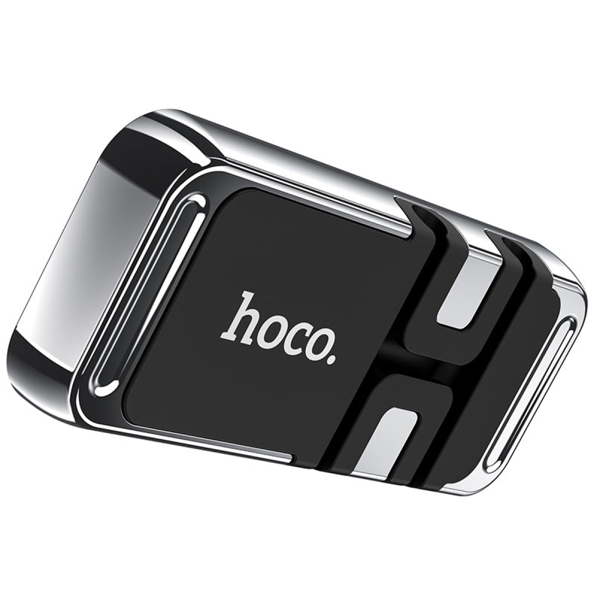 Hoco CA77 "Carry" Μαγνητική Βάση Κινητού με Υποδοχή για Καλώδιο – Γκρί