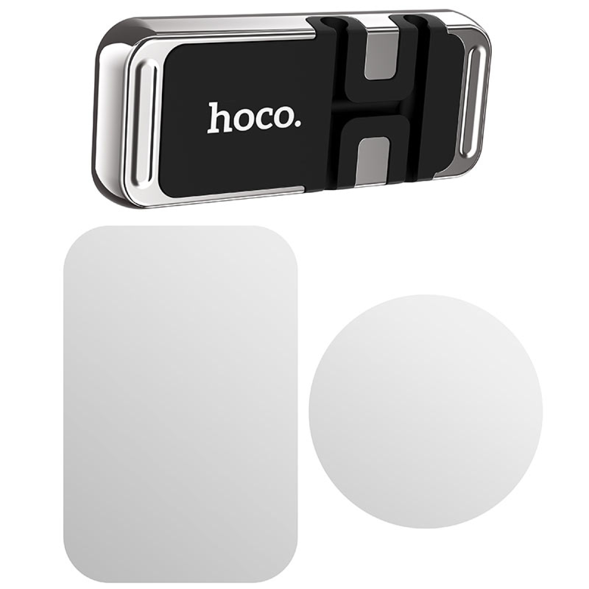 Hoco CA77 "Carry" Μαγνητική Βάση Κινητού με Υποδοχή για Καλώδιο – Γκρί