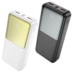 Hoco J136A Sirui Power Bank 20000mAh – Ταχεία Φόρτιση 22.5W QC & PD20W με Ψηφιακή Οθόνη – Μαύρο