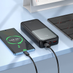 Hoco J136A Sirui Power Bank 20000mAh – Ταχεία Φόρτιση 22.5W QC & PD20W με Ψηφιακή Οθόνη – Μαύρο