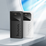 Hoco J144A Hymn Power Bank 30000mAh με Ψηφιακή Οθόνη – Λευκό