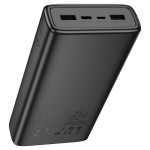 Hoco J144A Hymn Power Bank 30000mAh με Ψηφιακή Οθόνη – Μαύρο