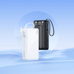 Hoco J146B Night Tide Power Bank 30000mAh 20W με 4 Ενσωματωμένα Καλώδια & USB-A – Μαύρο