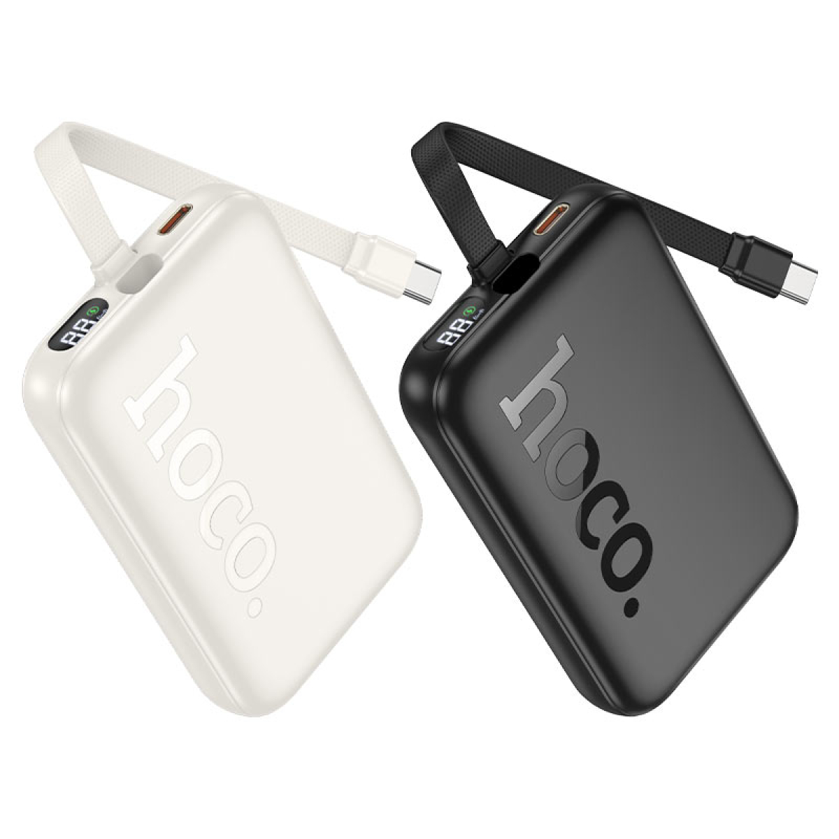 Hoco Q35 Portable Power Bank 10000mAh PD20W με Ασύρματη Μαγνητική Φόρτιση & Καλώδιο Type-C σε Lightning - Μαύρο
