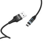 Hoco U76 Fresh Μαγνητικό Καλώδιο Φόρτισης USB σε Lightning – 1.2m - Μαύρο