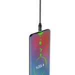 Hoco U76 Fresh Μαγνητικό Καλώδιο Φόρτισης USB σε Micro-USB – 1.2m - Μαύρο