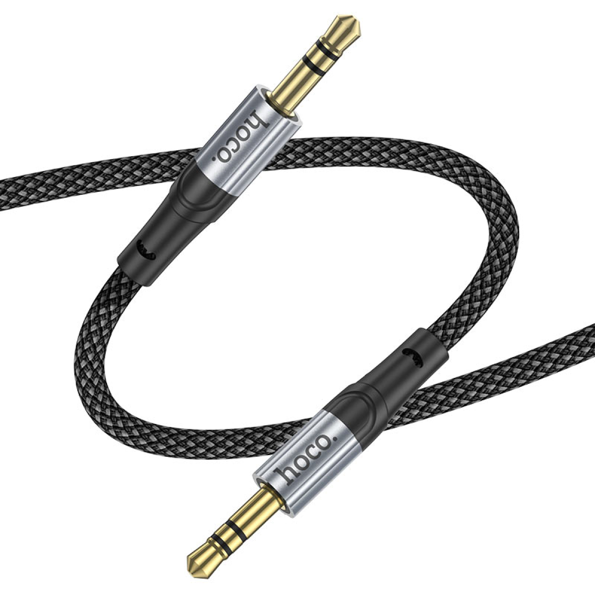 Hoco UPA26 Fresh Καλώδιο Ήχου AUX 3.5mm σε 3.5mm – 1 Μέτρο - Μαύρο