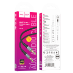 Hoco UPA26 Fresh Καλώδιο Ήχου AUX 3.5mm σε 3.5mm – 1 Μέτρο - Μαύρο