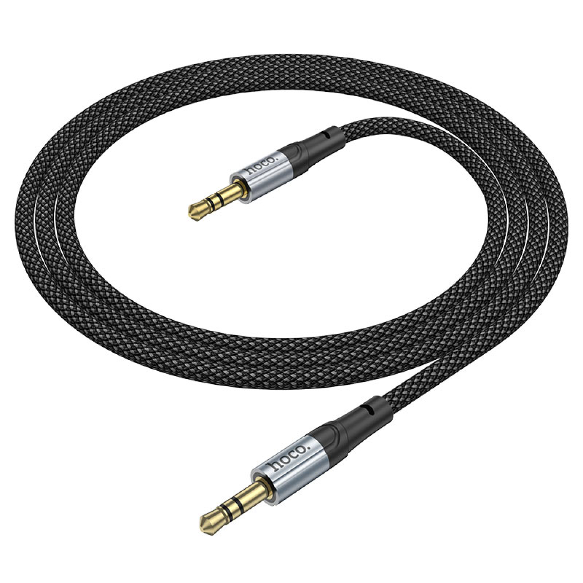 Hoco UPA26 Fresh Καλώδιο Ήχου AUX 3.5mm σε 3.5mm – 1 Μέτρο - Μαύρο