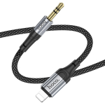 Hoco UPA26 Fresh Καλώδιο Ήχου Lightning σε 3.5mm AUX – 1 Μέτρο - Μαύρο