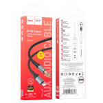 Hoco UPA26 Fresh Καλώδιο Ήχου Lightning σε 3.5mm AUX – 1 Μέτρο - Μαύρο