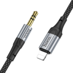 Hoco UPA26 Fresh Καλώδιο Ήχου Lightning σε 3.5mm AUX – 1 Μέτρο - Μαύρο