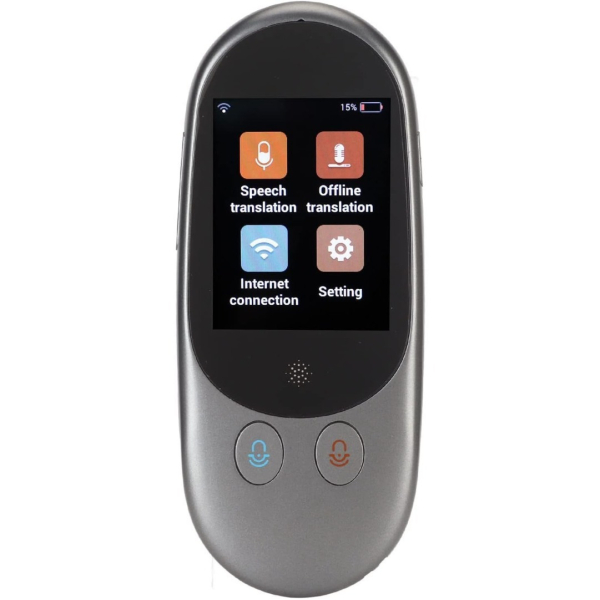 F1 AI Voice Translator με Οθόνη HD & Υποστήριξη 85 Γλωσσών + Ελληνικά