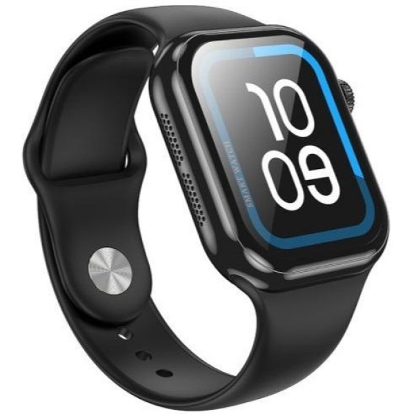 BOROFONE BD12 Smartwatch – Έξυπνο Ρολόι με Οθόνη AMOLED 2.01" & Υποστήριξη Κλήσεων Bluetooth - Μαύρο