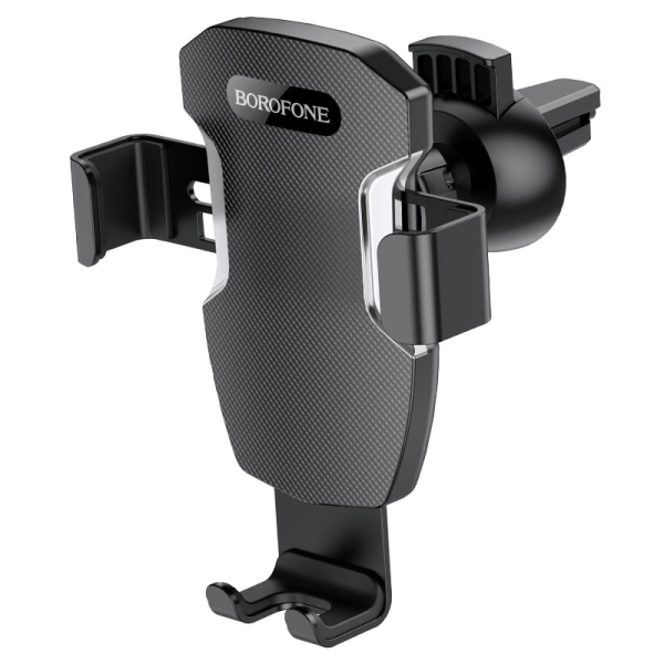 BOROFONE BH55 Fenix Βάση Κινητού 4.5''–6.7'' με Άγκιστρα για Αεραγωγό Αυτοκινήτου - Μαύρο