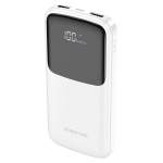 BOROFONE BJ17 Oceanic Power Bank 10000mAh με Ψηφιακή Οθόνη LED – Λευκό