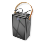 Borofone BJ32 Power Bank 80000mAh με 3 Θύρες USB-A & Quick Charge 3.0 – Μαύρο