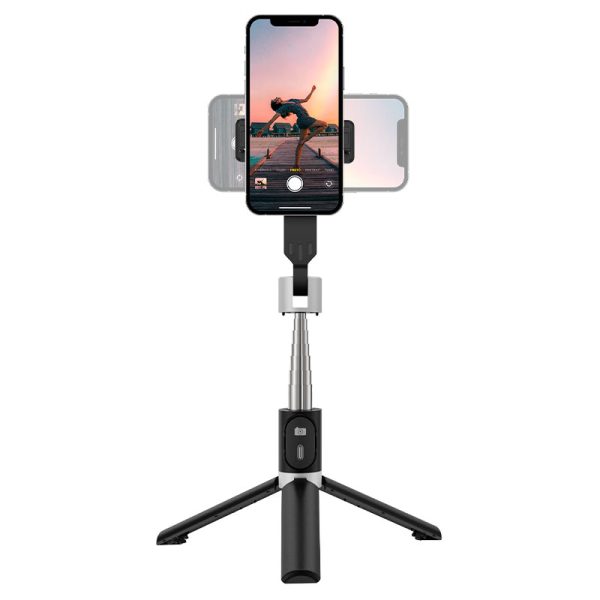 BOROFONE BY10 Star Τρίποδο Βάση Στήριξης με Bluetooth για Live Stream & Selfies με Επέκταση έως100cm – Μαύρο