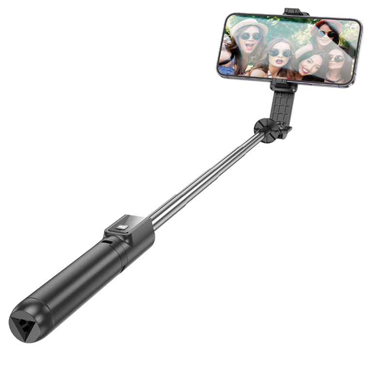 BOROFONE BY11 Happy – Bluetooth Selfie Stick με Τρίποδο & Ασύρματο Τηλεχειριστήριο – Μαύρο