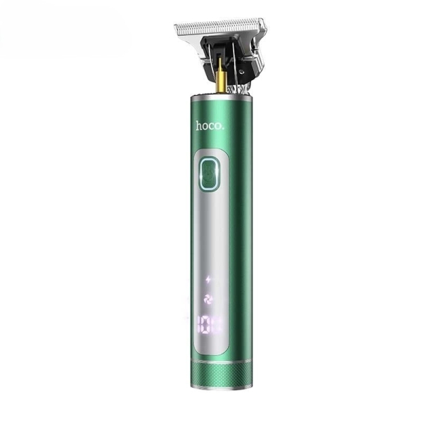 Hoco DAR03 Επαναφορτιζόμενη Κουρευτική Μηχανή – All Metal Hair Trimmer - Πράσινη