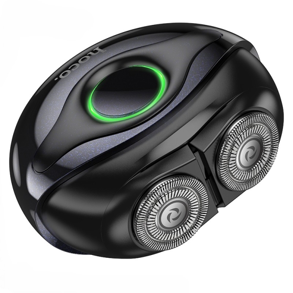 Hoco DAR55 Mini Handheld Shaver – Διπλή Κεφαλή, Επαναφορτιζόμενη, IP67, Type-C - Μαύρο