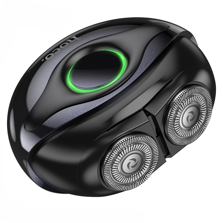Hoco DAR55 Mini Handheld Shaver – Διπλή Κεφαλή, Επαναφορτιζόμενη, IP67, Type-C - Μαύρο