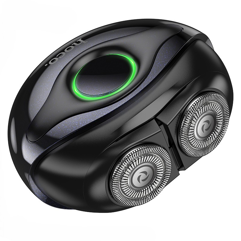 Hoco DAR55 Mini Handheld Shaver – Διπλή Κεφαλή, Επαναφορτιζόμενη, IP67, Type-C - Μαύρο