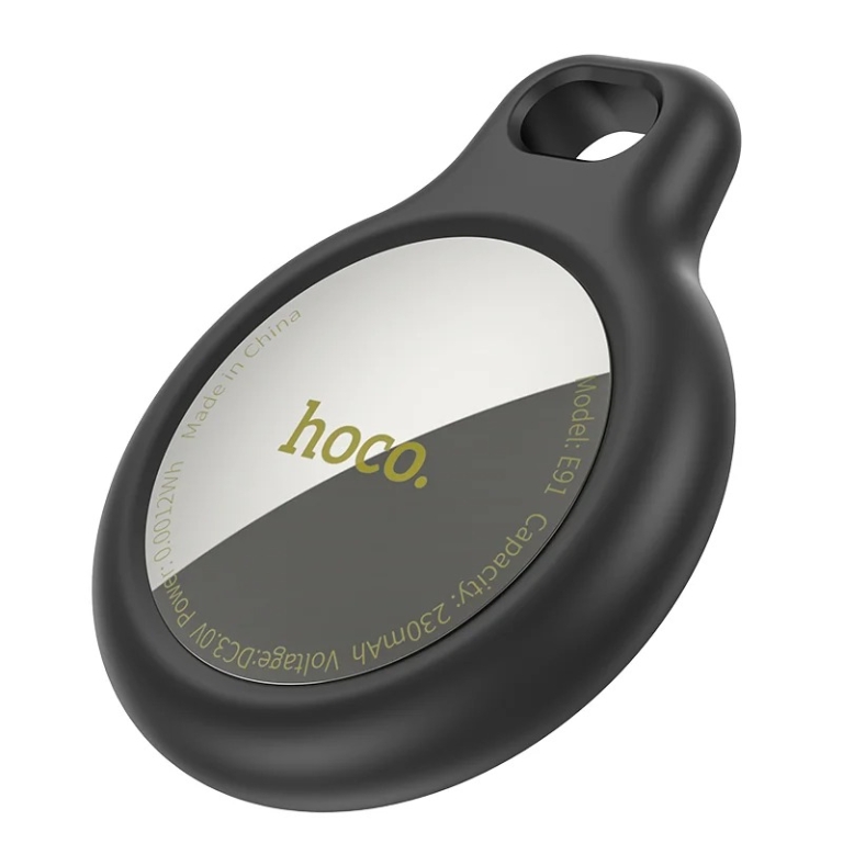 Hoco E91 Apple Find My Tracker – Ανιχνευτής Αντικειμένων με Συμβατότητα Apple - Μαύρο