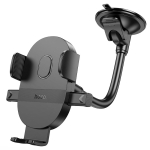 Hoco H20 Mighty Βάση Κινητού Αυτοκινήτου με Στήριξη στο Παρμπρίζ – 4.7" έως 7" – Μαύρη