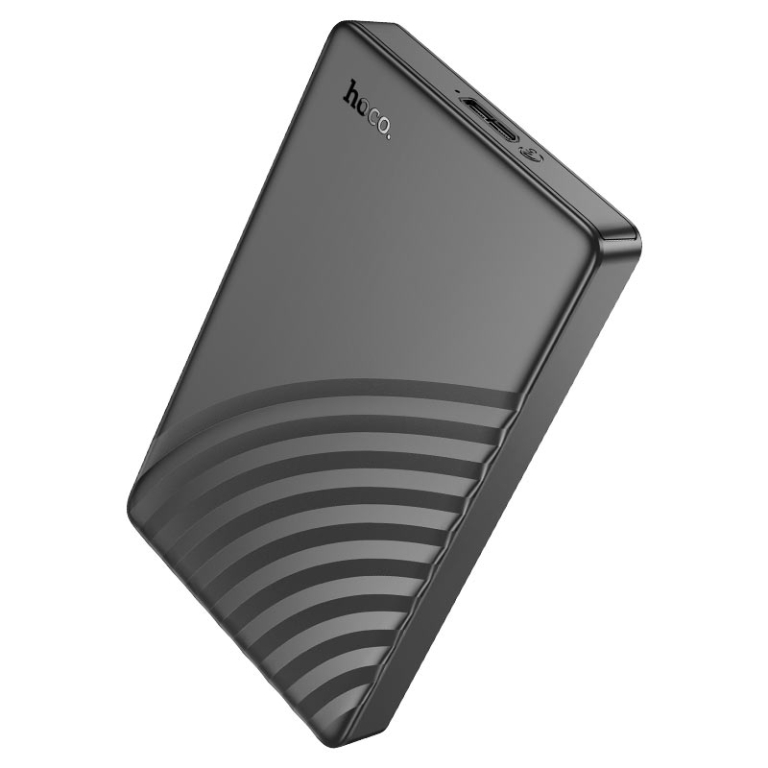 Hoco HB46 Θήκη Σκληρού Δίσκου 2.5" SATA USB 3.0 με Tool-Free Εγκατάσταση - Μαύρη