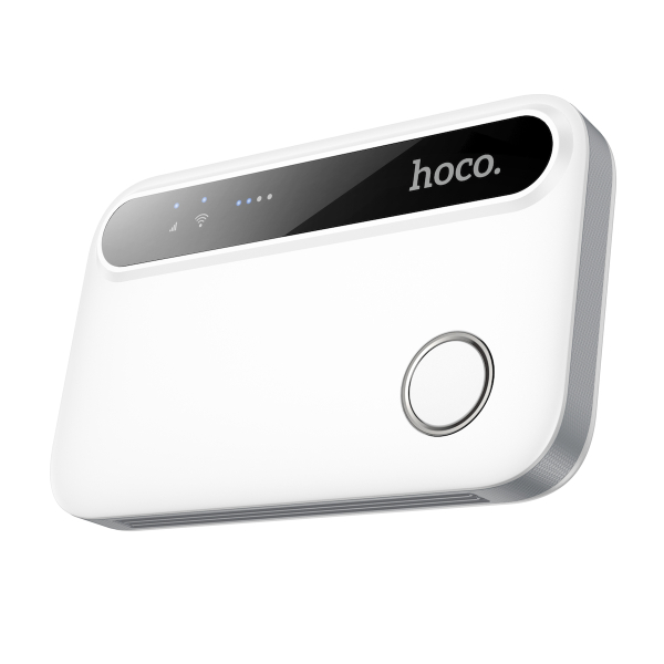 Hoco HI41 Ασύρματο 4G Mobile Router Wi‑Fi 6 | Φορητό Wi-Fi για Ευρώπη, Ασία & Αφρική – Λευκό