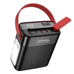 Hoco J143 Power Bank 80000mAh 22.5W + PD20W με LED Οθόνη & Φακό – Μαύρο