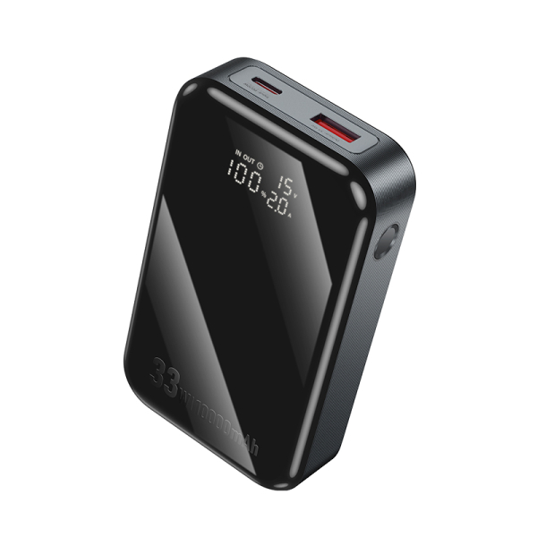 HOCO Q30 Power Bank 10000mAh 33W Fast Charge με USB-C & USB-A – Μαύρο