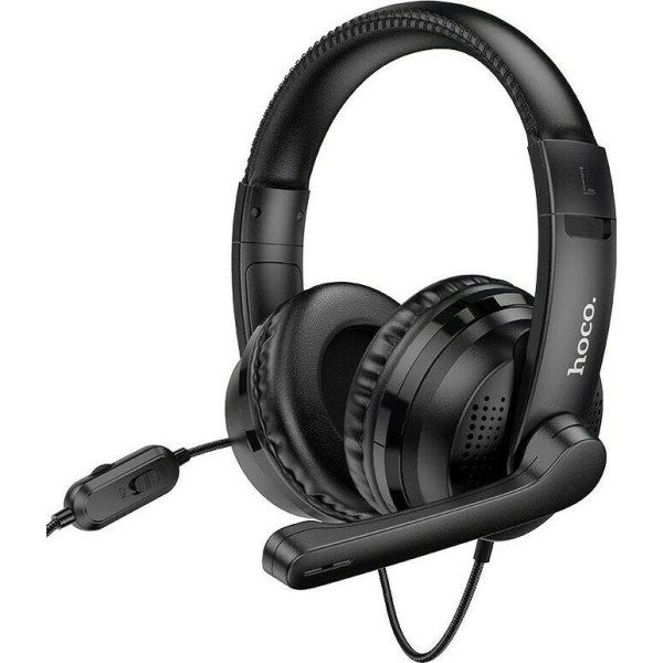 Hoco W103 Over Ear Gaming Headset με Μικρόφωνο & Σύνδεση 3.5mm – Μαύρο