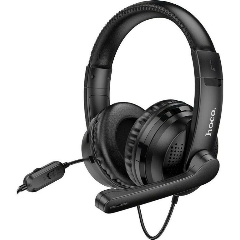 Hoco W103 Over Ear Gaming Headset με Μικρόφωνο & Σύνδεση 3.5mm – Μαύρο