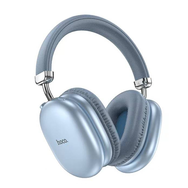 Hoco W35 Max Joy Ασύρματα/Ενσύρματα Over-Ear Ακουστικά Bluetooth με Μικρόφωνο, TF Card & AUX – Μπλέ