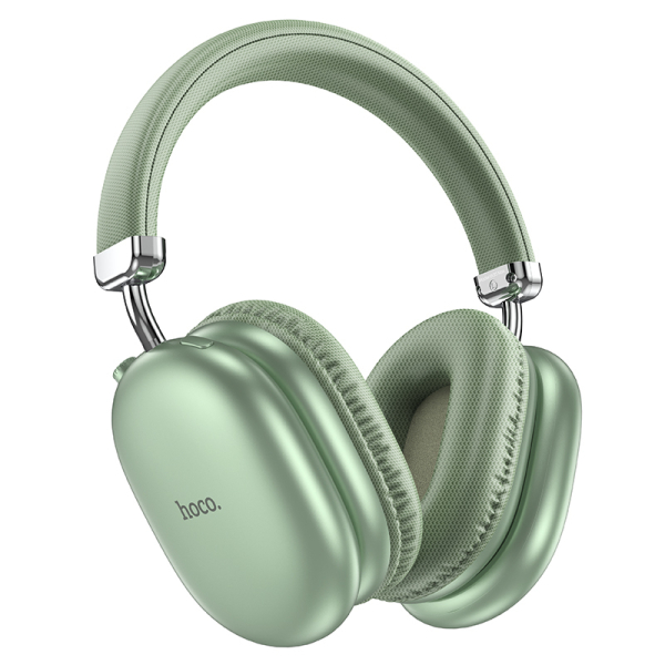 Hoco W35 Max Joy Ασύρματα/Ενσύρματα Over-Ear Ακουστικά Bluetooth με Μικρόφωνο, TF Card & AUX – Πράσινο